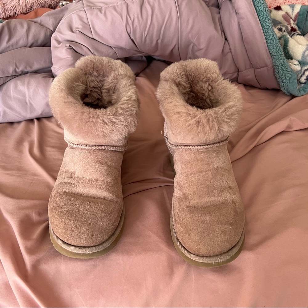 Pink Bailey Bow UGGS
